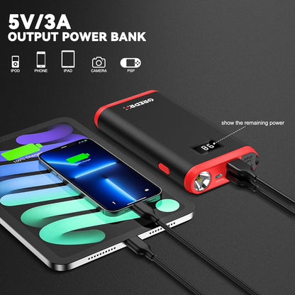 GP196 Pro Car Jump Starter - 3000A Portable Power Bank