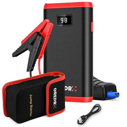 GP196 Pro Car Jump Starter - 3000A Portable Power Bank