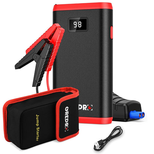 GP196 Pro Car Jump Starter - 3000A Portable Power Bank
